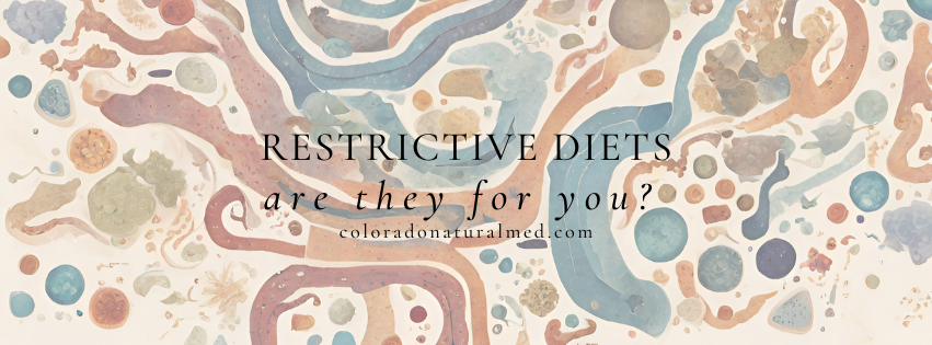 restrictive diet, gut microbiome, elimination diet, gut issues, functional medicine, functional testing, supplements for gut health, restore gut health