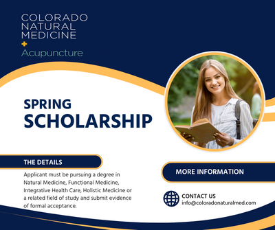 college scholarship natural medicine colorado, acupuncture scholarship colorado, ND scholarship 2025