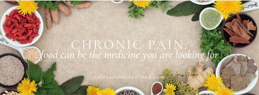 chronic pain, food as medicine, natural pain relief, inflammation, anti-inflammatory diet, movement, functional testing, food sensitivity testing, gut health